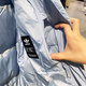 阿迪达斯 （adidas） 三叶草羽绒服男士冬季新款户外运动服保暖休闲连帽棉衣夹克 H13565天蓝色 XS