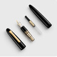 
SAILOR Writing Le Changdaoyan Fountain Pen King Profit Hard Rubber 21K Gold Business Signature Pen 10-1585 Black Chinese Character M 10-1585-420