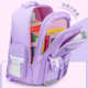 Disney Yugui Dog Primary School Student School Bag Reduce School Bag Children's First, Second, Third, Fourth and Sixth Grade Large Capacity Cartoon Backpack Purple Small Yugui Dog Card 4001