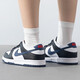 耐克（NIKE）休闲鞋女鞋2025新款夏季运动鞋Dunk Low低帮板鞋HJ9202-001 HJ9202-001白色藏青 36