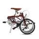 
DAHON folding bicycle 16-inch chrome molybdenum steel 5-speed retro bicycle HAC653 retro brown