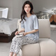 
Year of the Snake Year of the Year of the Pajamas Women's Pure Cotton Summer Short Sleeve Trousers Red Loose Outdoor Outdoor Cotton Set YSH-683 XL Code 120-140Jin [Jin equals 0.5 kg] Need to reserve shrinkage