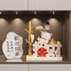 Yunya Zhaocao Key Storage Entrance Décoration Ornements Home Entrance Door Door Shoe Cabinet Room Moving New Home Cadeaux [House Warm] Zhaocao Storage + Bienvenue à la maison