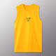 BROTHERS TOGETHER Sleeveless Basketball Vest for Men and Women Sports Quick Dry Sweat Absorbing Fitness Training Loose Sleeveless Top Running Suit Ice Silk Summer Vest Red Print Color Science B 2XL 175-181CM Height