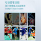 Xunfeng Xunfeng Badminton Shoes New Nebula Glaze Interstellar Professional Competition Training Sports Shoes Vibration-Absorbing Power Cushion Starry Sky Blue 42