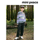 Minipeace PeaceBird Children's Clothing Boys Camiseta de manga larga FACPF1416 Dusk Purple 130cm