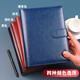 XUCHEN Simple Business A5 Loose-leaf notebook notebook black 100 sheets 6 holes replaceable inner core high-end leather surface notebook working notepad diary detachable gift souvenir