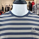 Golf modernes Golf-T-Shirt Sommer kurzärmelig gestreiftes dünnes High-End-Hohe im mittleren Alter, das Gewerbe für Männer lässig Farbe rundes Nacken T-Shirt Khaki 6195 L