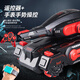 
Children's water bullet can launch tank remote control vehicle gesture sensing four-wheel drive drift off-road mecha toy boy 24cm giant dark green black water bullet tank