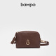 Banpo Decoration Family (bampo) new gourd shell mobile phone bag cowhide vegetable tanned fashion shoulder clutch bag coin women's bag birthday gift chestnut brown