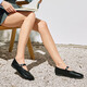 Bata Mary Jane Sheepskin Buch Frauen 2025 Spring Retro Gabing Muster Schafkinne weiche Einzelschuhe Auo01aq5 Black 38