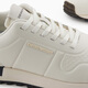 
Armani new men's cowhide leather casual shoes EA brand logo low top thick sole sneakers Fashion big brand men's shoes White X4X684(00894) Size 42