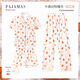 
S.SOFEA cute animal print spring and summer pajamas for women three-piece home clothes set KK14130# 175 L [Suggested 100-120Jin [Jin equals 0.5 kg]]
