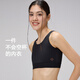 集姻集姻兔耳朵运动内衣女薄款大胸显小束胸无痕缩胸凉感透气塑胸背心 浅灰色 2XL
