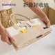 
Sanmei baby baby bedside storage basket cartoon large capacity storage basket diapers with diapers bags diaper side diaper table zebra