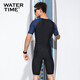 WATERTIME/Shuichuan swimsuit men's full-body one-piece men's anti-embarrassing quick-drying breathable boxer swimming trunks swimming equipment XL