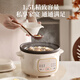 SUPOR electric stew pot, electric stew pot, electric casserole, soup pot, stew pot, bird's nest stew pot, porridge pot, electric cooking pot purple pottery 1.5L DG15YC685