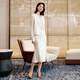 
EP Yaying High-end Series Mulberry Silk Hollow Knitted Vest Sling 2025 Summer New Model 9904A Beige L