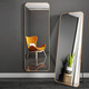 Xingkai Dressing mirror Full-body mirror Home bedroom fitting mirror Internet celebrity wall-mounted floor mirror JY89 gold 146*36