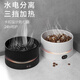 风宠猫咪恒温加热饮水机保温水碗冬季宠物陶瓷碗加热罐头喝水器酸奶机 750ml白色罗马碗+【紫色】三挡加