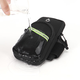 Zailu running mobile phone bag arm bag arm wrist men's and women's special equipment mobile phone bag fitness sports mobile phone arm cover black suitable for 6 o'clock 5 inches to 7 o'clock 2 inches