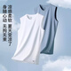 Seven Wolf [100% cotton + wide shoulder] vest for men pure cotton summer sweat-absorbing and breathable vest sweat shirt full cotton sports sleeveless