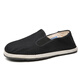 3520 tienda oficial de tela insignia zapatos de tela de tela para hombres viejos beijing de desgaste resistente en espesas zapatos de chapa de chapa elasticized vieja zapatos de liberación originales x tamaño negro 41