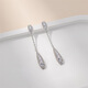 Qlady temperament tassel drop earrings for women 2023 new silver needle earrings women's earrings niche design high-end white gold no Specifications