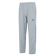 Nike Nike 2024 Automne Nouveau Pantalon décontracté sportif pour hommes Gray Straight Elastic Fitness Running Running Pantal