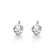 Mengjinyuan Platinum Earrings PT950 Car Flower Small Balls Ear Sticks Ear Needles Earrings Women's Pair