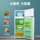 Royalstar Double Door Refrigerator Small Mini Class 1 Energy Efficiency Refrigerator Freezer Rental Household Refrigerator 86A158 Class 1 Energy Efficiency, About One Electricity in Three Days