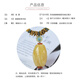 Xuanxia with certificate natural raw stone polished Russian beeswax pendant women's amber clavicle chain pendant girlfriend gift