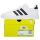 Adidas official ship store men's shoes, new summer three-stripe board shoes, leather sports shoes, wear-resistant casual shoes, men's 9195-white-mainly recommended style 41