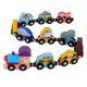 Dan ni qi te magnetisch digitaler Zug Magnetische Bausteine ​​3-6 Jahre altes verwandelte Babyauto Kinder Jungen Montage Spielzeug 11 Verkehrsmagnet