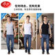 Langsha Men's Vest Pure Cotton Bottoming Shirt Thin 100% Cotton Sports Sleeveless Undershirt Round Neck Stretch Hurdle Vest
