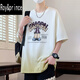 Prinz Roy/Roy/Prinz Kurzärärmig T-Shirt Herren-Trend 12-15-jähriger Teenager 13 hübsch halbärmelig 14 große Kinder losen Sommer Top 6169 Lila (einzelne kurzärmelige) Qualitätssicherung M 80-95 Jin [Jin gleich 0,5 kg]
