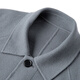 Multi-Farb-GXG-Herren-einfacher und warmer langer Mantel grau 180/xl