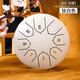 
Maureen Ethereal Drum 6/10/12/14 Inch Forget-Wuyou Drum Steel Tongue Drum 8/11/13/15 Tone hollow drummer disc percussion instrument 6 inch-8 tone-gold-ice cream