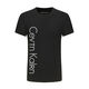 Calvin Klein Jeans/CK Summer Slim Slim с коротким рукавом мужской футболки с круглой шеей. Основная повседневная половина наполовину топ-джинсы Calvin Klein833 White S (90-105Jin [jin равно 0,5 кг])