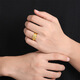 Saturday blessing gold ring men's wealth ring pure gold 999 birthday gift price AA011382 living mouth No. 16 about 5.44g