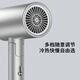 CONFU hair dryer household high-power quick-drying hair care hair dryer dormitory travel portable foldable 3C certified hair dryer holiday gift for boyfriend and girlfriend Xingyao Silver 1800W-negative ion hair care 3151
