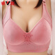 Yalu High-End-Frühling und Sommer Neues großer dünner anti-sitziger sekundärer Brüste mit stahlringloser Mutter Frauen Unterwäsche BH-Brüste Hautton 80B 36C Tasse