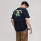 HLA Heilan House [brand exclusive] short-sleeved T-shirt for men, tiger and tiger are in the wind, dragon and tiger are leaping, cool short-sleeved men's summer