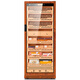 CIGARLOONG 275C cigar cabinet, intelligent and precise constant temperature and humidity, cedar wood liner shelf, WiFi remote IoT control, compressor refrigeration, purified ammonia, double-door Cuban cigar and wine cabinet, rosewood grain cedar wood liner, purified ammonia + WiFi + fingerprint lock