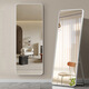 Miroir de vinaigrette Xingkai Miroir à corps complet chambre maison chambre au sol du plafond Miroir Store ajustement miroir Internet célébrité grand miroir jy89 blanc 146 * 36
