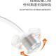 日康（rikang））奶瓶 宝宝吸管奶瓶 新生婴儿PPSU宽口奶瓶鸭嘴杯 N1047 一瓶三盖 270ml 【黄色】