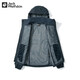 Jack Wolfskin Wolfskin Claw Shock Clothes Women's Spring and Autumn Outdoor Sports Windproof Waterproof Jacket Inner Collar Plus Fleece Hooded Warm Jacket 1010/Raw Blue S 160/84A
