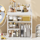 Nifeng Cosmetic Storage Box Dressing Table Desktop Lipstick Mask Jewelry Skin Care Dustproof Organizing Drawer Storage Shelf Small Basic Model-Two Layers