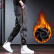 Romon Trendy Work Pants Pantalones de pantalones de pie sueltos de hombres Pantalones de primavera y otoño Pantalones delgados Personalidad Hábil Harlan Gray XL