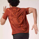 始祖鸟（ARC'TERYX）男士CormacARC'BIRD排汗速干短袖T恤X9721 红杉褐Sequoia Heather/Solari XL